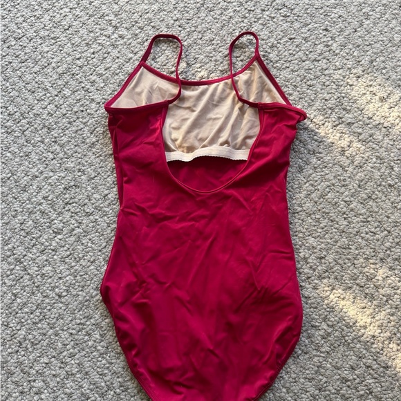 Balera Pinkish Red Leotard - Picture 2 of 3